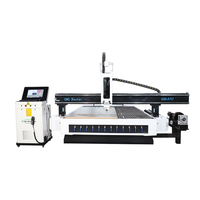 2130 4 axe ATC CNC Router avec axe rotatif