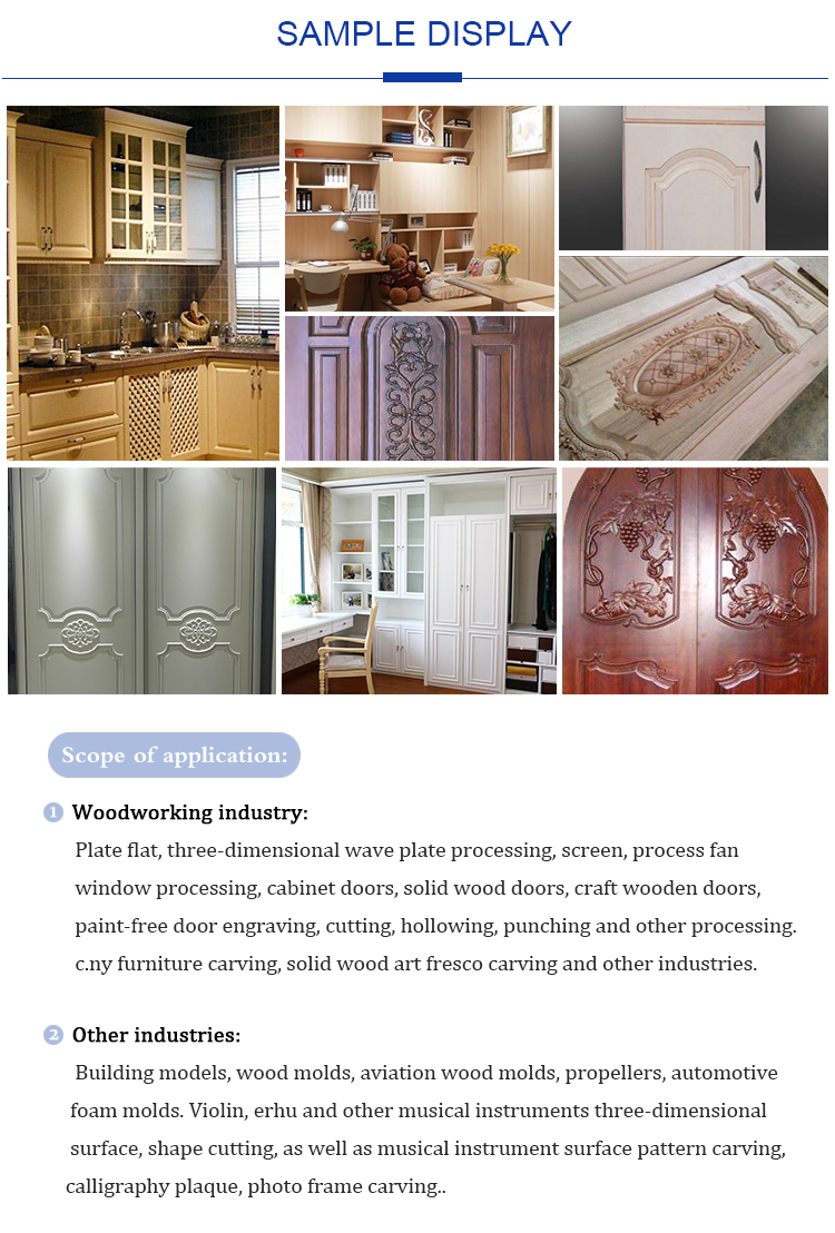 Machine de coupe CNC de travail du bois