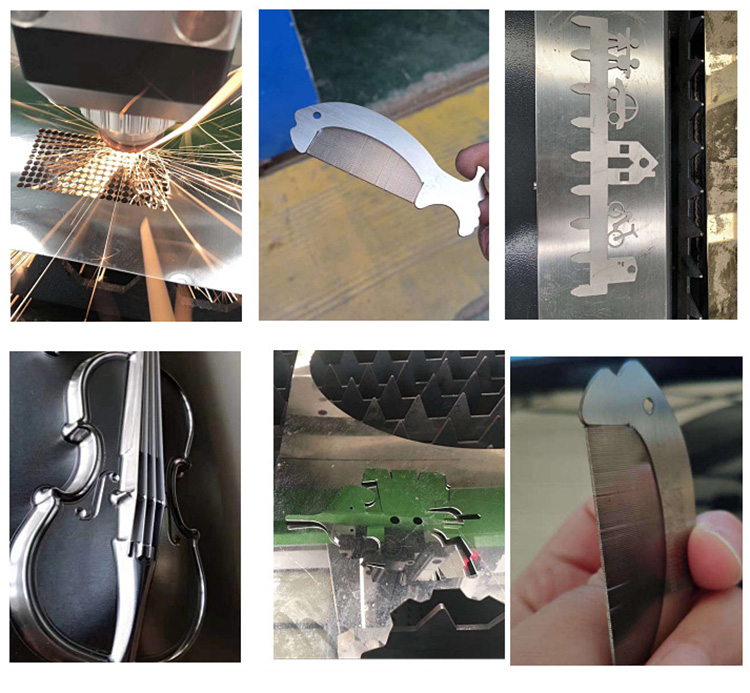 &Eacute;chantillons de traitement de la machine &agrave; d&eacute;coupe de plasma