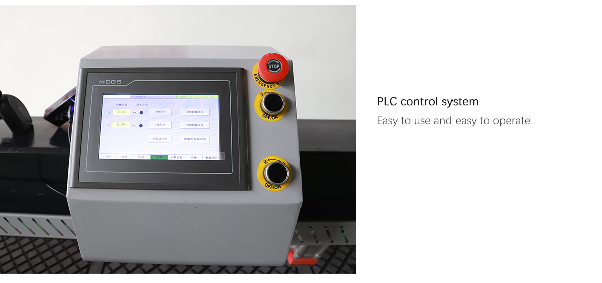 Syst&egrave;me de machine &agrave; poin&ccedil;onnage c&ocirc;t&eacute; meuble