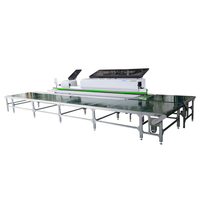 Machine de bandes à bord automatique avec ligne rotative