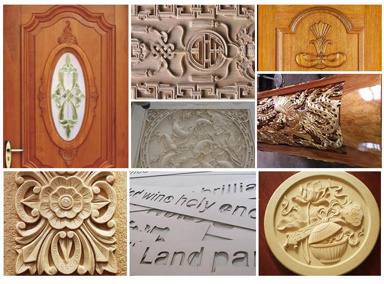 Double broche Spinde Machine de sculpture en bois CNC Route