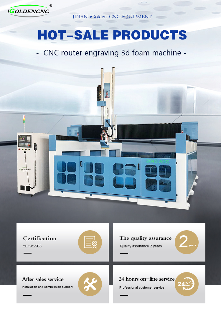 Nouvelle machine de coupe en mousse Hotwire CNC à 4 axes