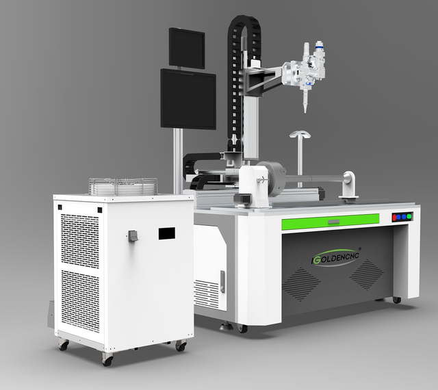 Machine de soudage au laser en fibre automatique