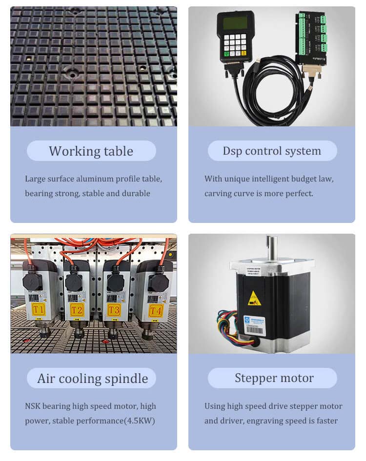 Routeur de gravure en bois &agrave; 3 axes CNC