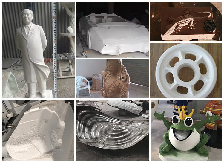 4 axe mousse ATC Wood CNC Router