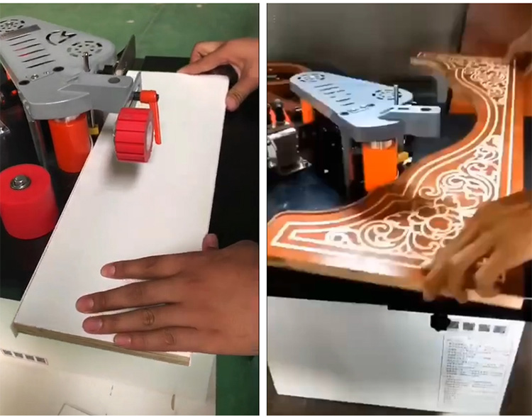 Machine &agrave; bandes de bord