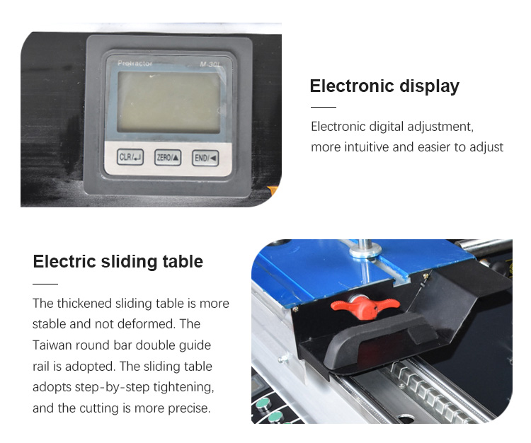 machine &agrave; scie &agrave; panneaux coulissants 