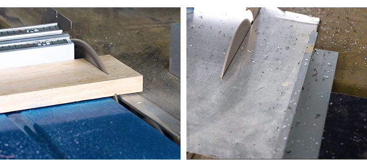 Machine de scie de table coulissante de coupe de bois