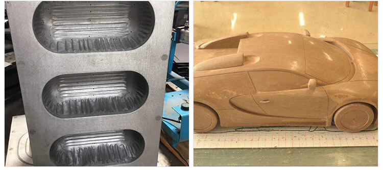 Routeur CNC &agrave; 5 axes en mouvement de portique