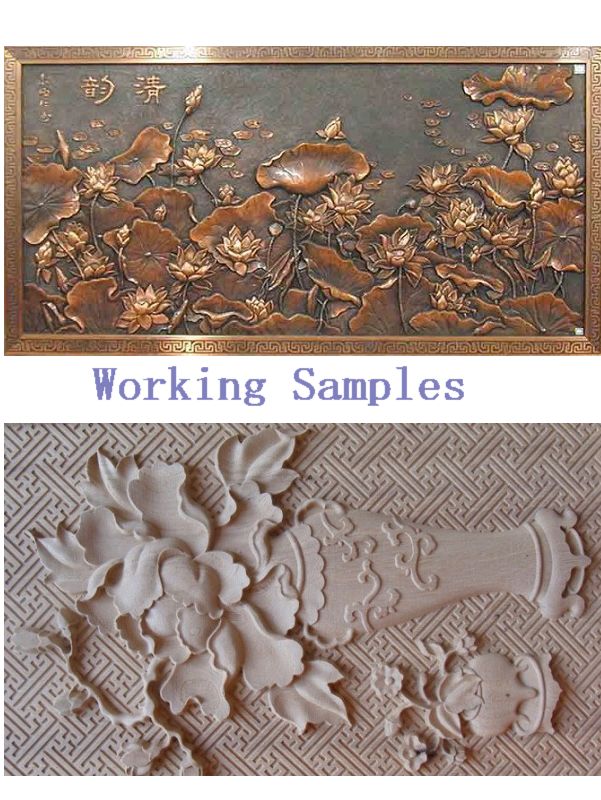 Machine de sculpture en bois CAD