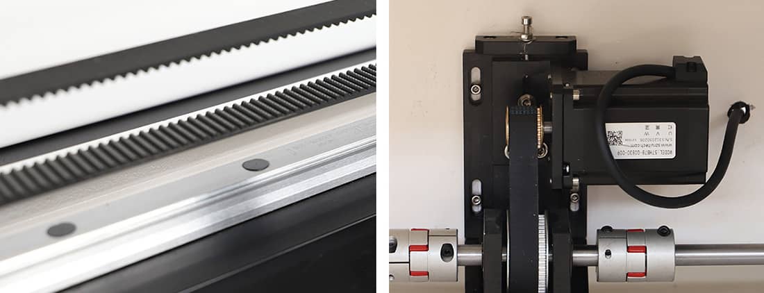 Guide de Ta&iuml;wan et courroie de transmission et moteur pas &agrave; pas