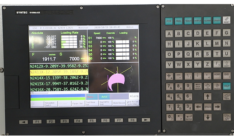 Syst&egrave;me de contr&ocirc;le syntec