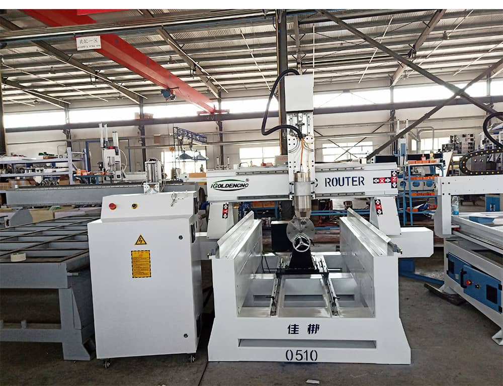 routeur CNC avec rotatif