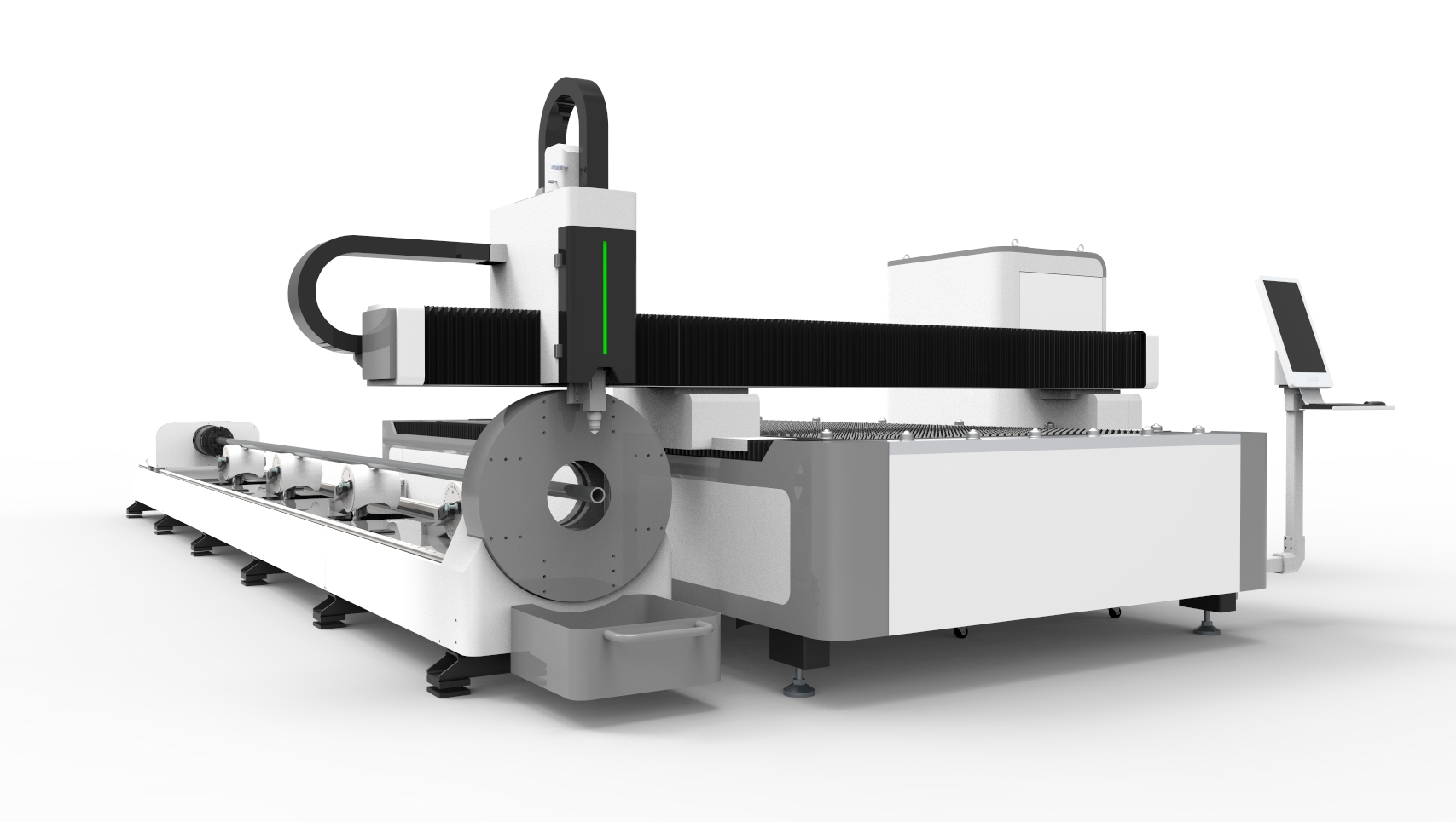 Machine de coupe laser &agrave; fibre haute puissance