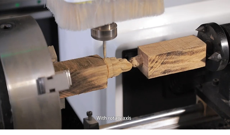 Machine de routeur CNC &agrave; 4 axes