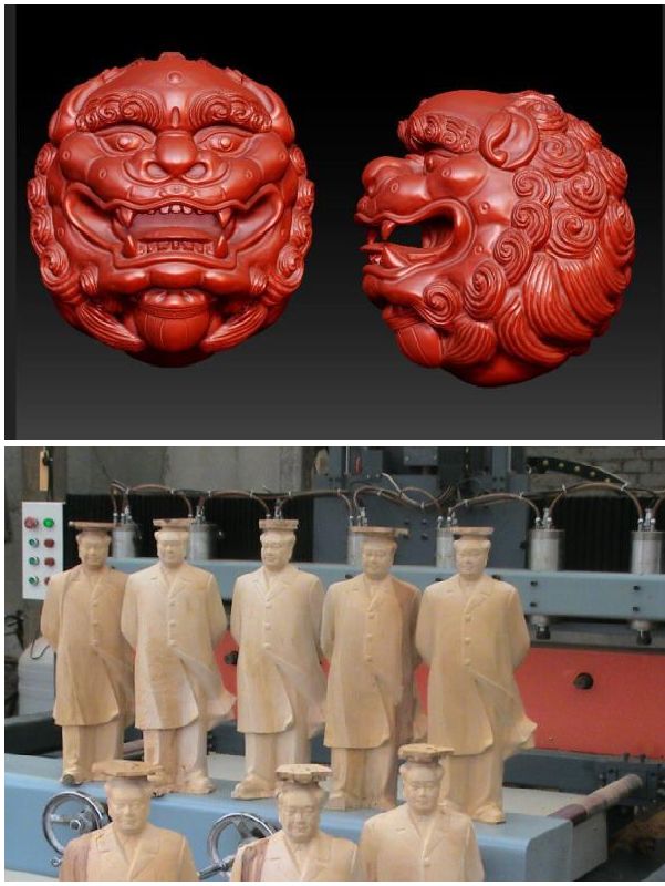 Machine de sculpture en bois automatique 